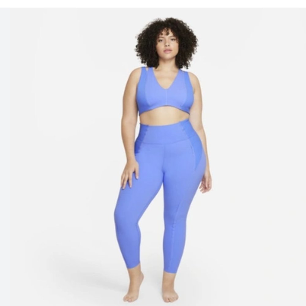 Nike Yoga Luxe Women's Plus High-Waisted 7/8 Infinalon Leggings Size 2x